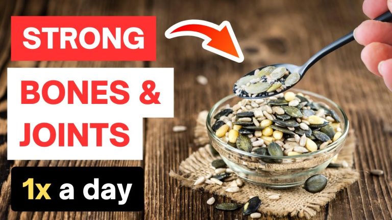 Just 1 PER DAY for STRONG BONES and HEALTHY JOINTS - Ease PAIN and Prevent Osteoporosis!